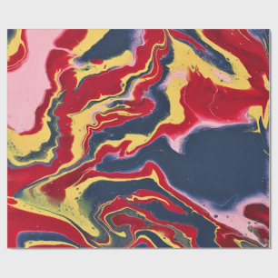 Cadeau Papier d'emballage abstrait coloré Sadie 1