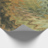 Cadeau Papier d'emballage Abstrait d'automne (Coin)