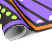 Cadeau papier d'emballage abstrait néon (Coin rond)