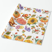 Cadeau Papier d'emballage alimentaire de vacances (Déroulé)