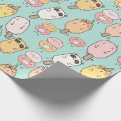 Cadeau Papier d'emballage alimentaire Kawaii (Coin)