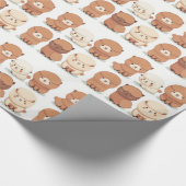 Cadeau papier d'emballage alpaga mignon (Coin)