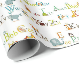 Cadeau Papier d'emballage - Alphabet