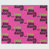 Papier d'emballage Amour les uns les autres