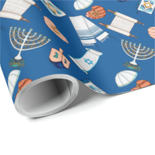 Cadeau Papier d'emballage amusant de Hanukkah
