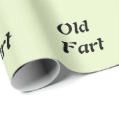 Cadeau Papier d'emballage ancien (Coin rond)