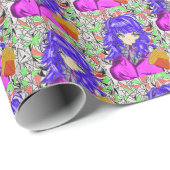 Cadeau Papier d'emballage Anime (Coin rond)