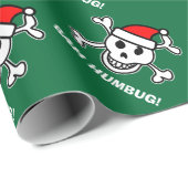 Cadeau Papier d'emballage anti Noël Bah Humbug (Coin rond)