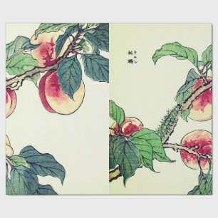 Cadeau Papier d'emballage ARBRE À PÊCHES japonais