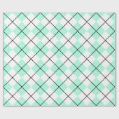 Cadeau Papier d'emballage Argyle Menthe (Plat)