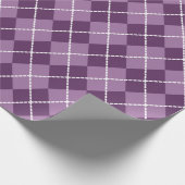 Cadeau Papier d'emballage Argyle Violet (Coin)