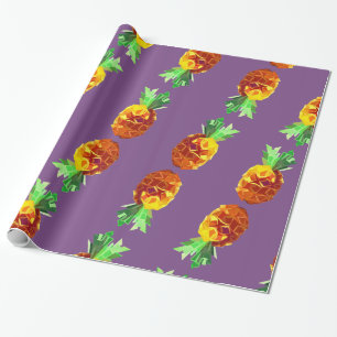 Cadeau Papier d'emballage Art numérique ananas