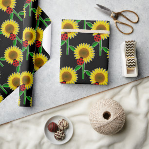 Cadeau Papier d'emballage artisanat decoupage sur fond no
