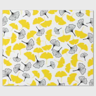 Cadeau Papier d'emballage artistique élégant Ginkgo Bilob
