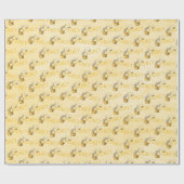 Cadeau Papier d'emballage au miel (Plat)