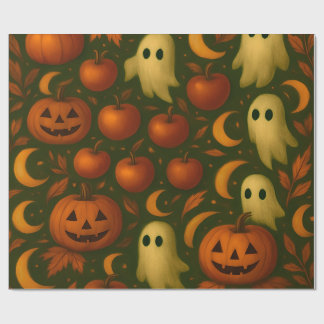 Cadeau 🎃 Papier d'emballage Automne ÉpoUVANTABLE – Fantô
