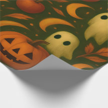 🎃 Papier d'emballage Automne ÉpoUVANTABLE – Fantô