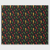 Cadeau Papier d'emballage aux piments forts (Plat)