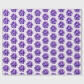 Cadeau Papier d'emballage avec arcs violets (Plat)