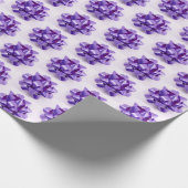 Cadeau Papier d'emballage avec arcs violets (Coin)