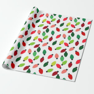 Cadeau Papier d'emballage avec impression de lumières de