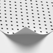 Cadeau Papier d'emballage avec les points noirs sur (Coin)