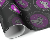 Cadeau Papier d'emballage avec logo FWAS (Coin rond)