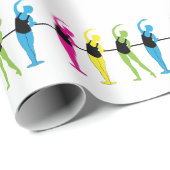 Cadeau Papier d'emballage Ballerina (Coin rond)