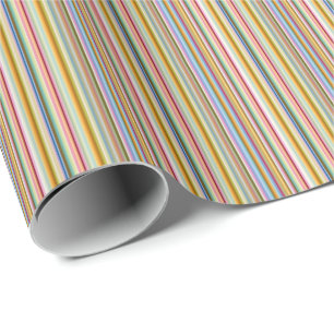 Cadeau Papier d'emballage - Bandes de bonbons