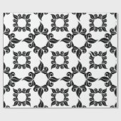 Cadeau papier d'emballage baroque antique (Plat)