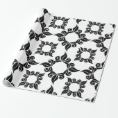 Cadeau papier d'emballage baroque antique (Déroulé)