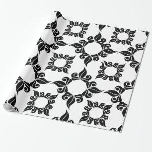 Cadeau papier d'emballage baroque antique