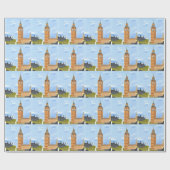 Cadeau Papier d'emballage Big Ben de Londres (Plat)