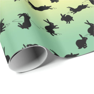 Cadeau Papier d'emballage Binky Bunnies (Arc-en-ciel)