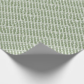 Cadeau Papier d'emballage blanc mat (Coin)