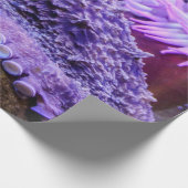 Cadeau Papier d'emballage bleu octopus violet (Coin)