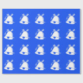 Cadeau Papier d'emballage Blue Bell (Plat)