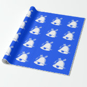 Cadeau Papier d'emballage Blue Bell (Déroulé)
