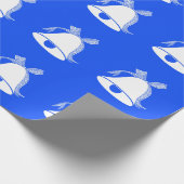 Cadeau Papier d'emballage Blue Bell (Coin)