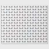 Cadeau Papier d'emballage Boston Terrier de chiens (Plat)