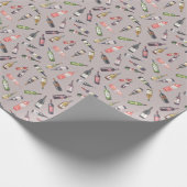Cadeau Papier d'emballage "bouteilles de vin " (Coin)