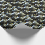 Cadeau Papier d'emballage boutonné de cuir (Coin)