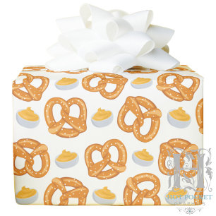 Cadeau Papier d'emballage Bretzels & Fromage