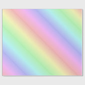 Cadeau Papier d'emballage brillant, couleurs pastel (Plat)