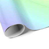 Cadeau Papier d'emballage brillant, couleurs pastel (Coin rond)