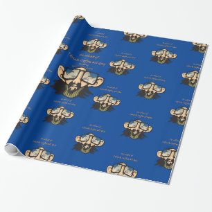 Cadeau Papier d'emballage brillant, Et alors si je bois d