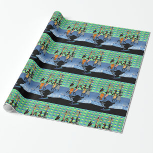 Cadeau Papier d'emballage brillant, femmes africaines