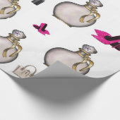 Cadeau Papier d'emballage brillant parfum (Coin)