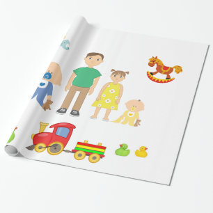 Cadeau Papier d'emballage brillant, services de garde d'e