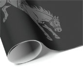Cadeau papier d'emballage bronco (Coin rond)